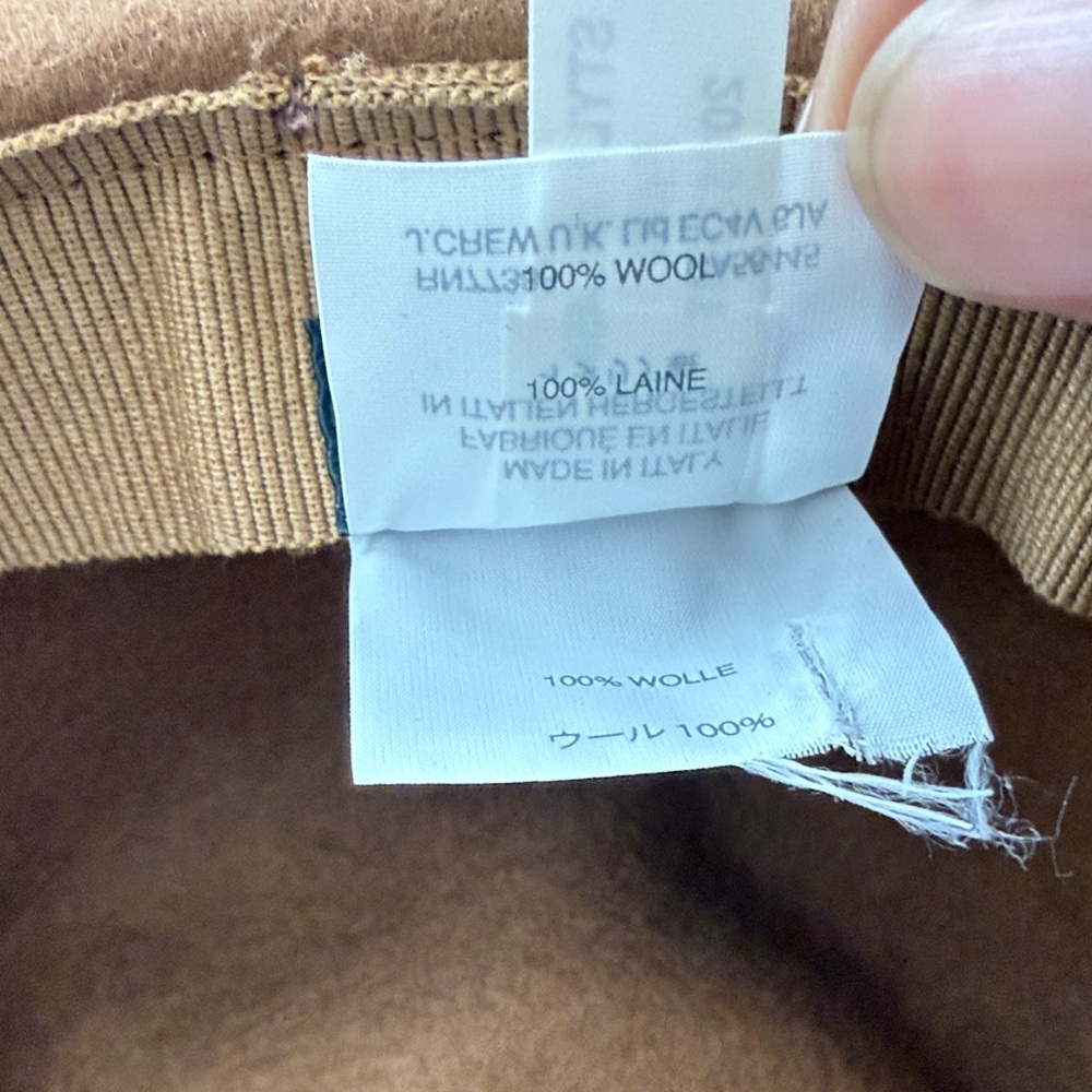 J. Crew Brown 100% Wool Hat - Picture 6 of 9